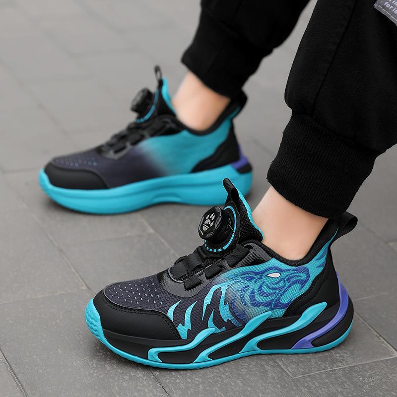Boys Shoes 2025 Spring New Boys Middle and Older Children Breathable Mesh Shoes Children Fashion Leisure Sports Classmates