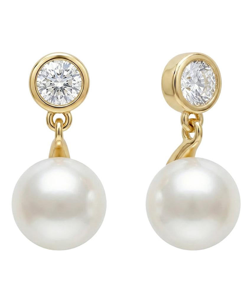 Alleun Silver 925 Cubic Bold Drop Silver Earrings
