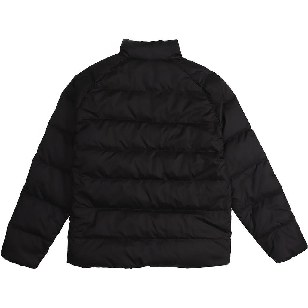 Adidas Originals Solid Color Warm Zip-Up Collar Down Jacket For Winter Men Outerwear Black ED5837