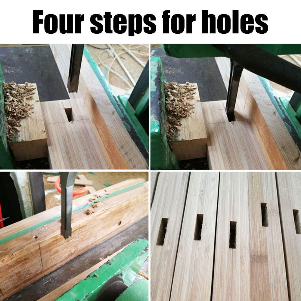 Hollow Design Square Hole Drill Bit Bearing Steel Woodworking Drill Cutter For Carpentry