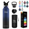 YANGYAO 1 Liter Stainless Steel Water Bottle with Insulates Hot or Cold Includes Vacuum Easy To Carbonated Drinks Suitable for and Seamless Highly