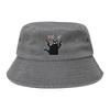 Cat Pew Pew Meme Gun Cat Gift Bucket Hat for Girl Vocation Cute Fun Sun Hat Unique Lightweight for Outdoor Sport FisherUnisex Hats