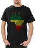 Africa Unite Herren T-Shirt Mens Womens Tees Top Rasta Musik Jah Babylon Musik Rastafari Bob Reggae