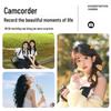 Retro 5K Mirrorless Digital Camera with Flip Screen and CCD Sensor for Students