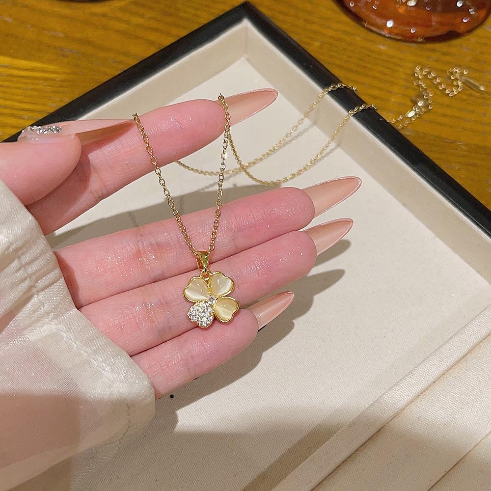 2025 Luxury Titanium-Clad Women's Summer Necklace - Non-Fading, High-End Design