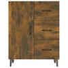 vidaXL Sideboard Räuchereiche 69,5x34x90 cm Holzwerkstoff