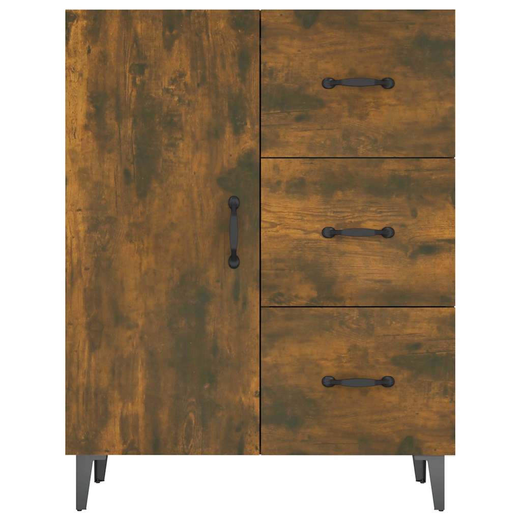 vidaXL Sideboard Räuchereiche 69,5x34x90 cm Holzwerkstoff