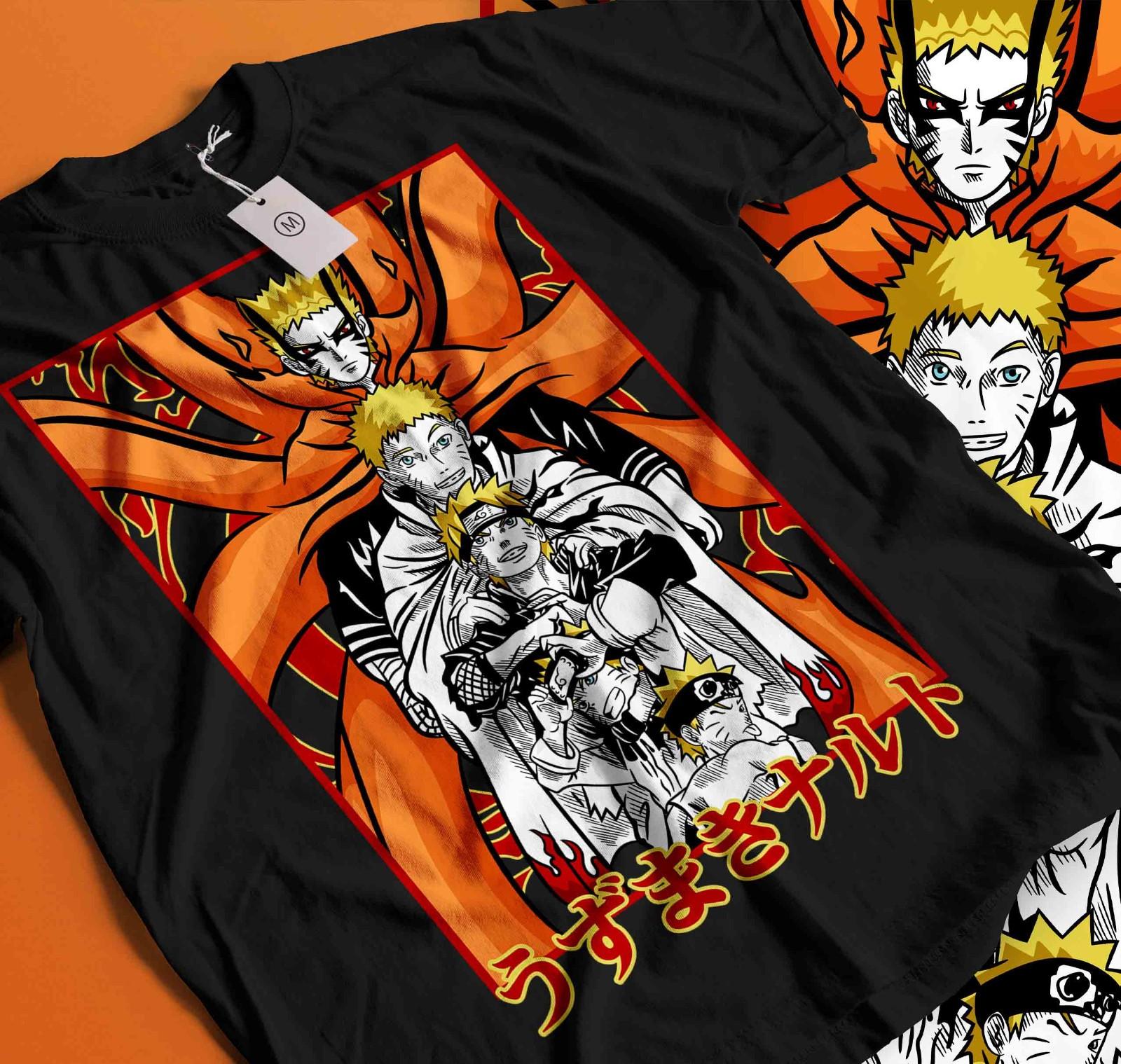 

Naruto Shippuden T-Shirt Mens Womens Tees Top Itachi Uchiha Japanese Anime Manga Style Shirt 535 2XL