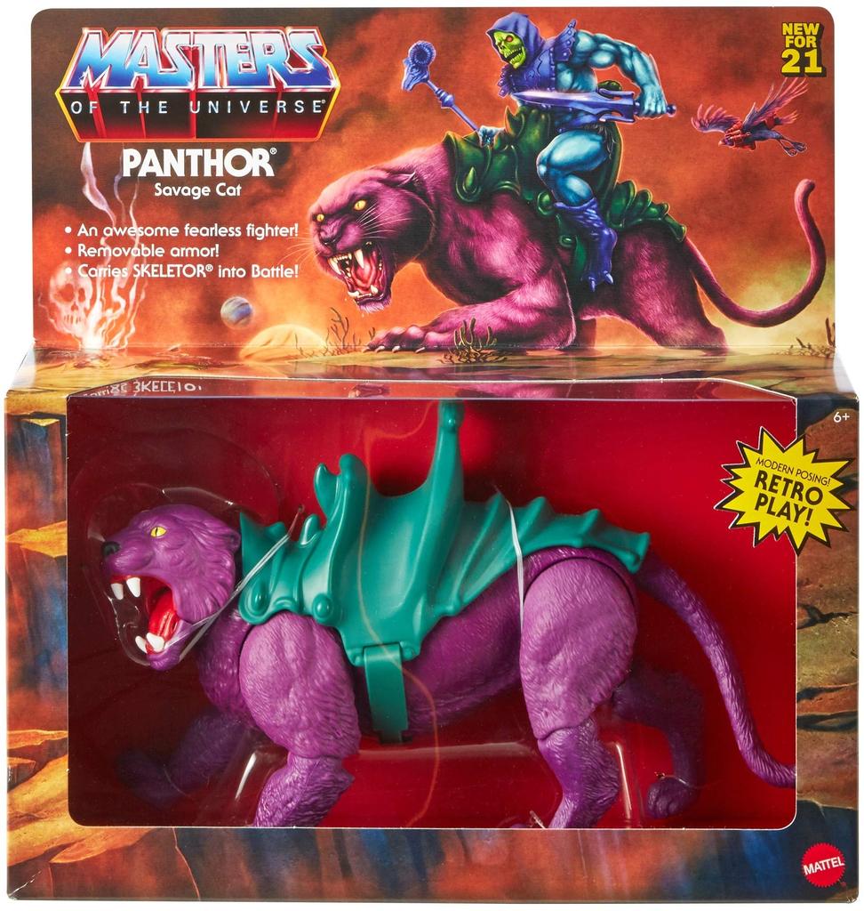 Mattel Masters of the Universe Origins Action Figure Deluxe Pack 2021 MASTERS OF THE UNIVERSE ORIGINS Action Figure Deluxe Pack PANTHOR MOTU Legend of