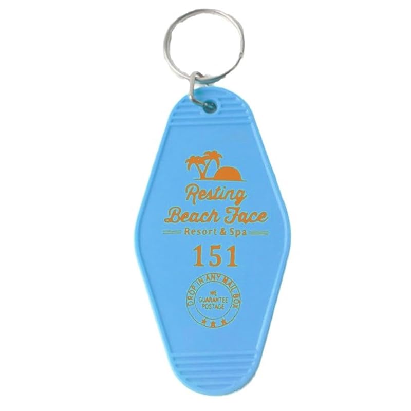 

[ALOHAMONI] USA DESIGN reprint vintage motel key chain key ring American miscellaneous goods Hotel antique cafe California west coast Hawaii (Resort