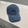 Denim cap summer light version solid color casual baseball cap female Korean version versatile curved brim sun hat male tide