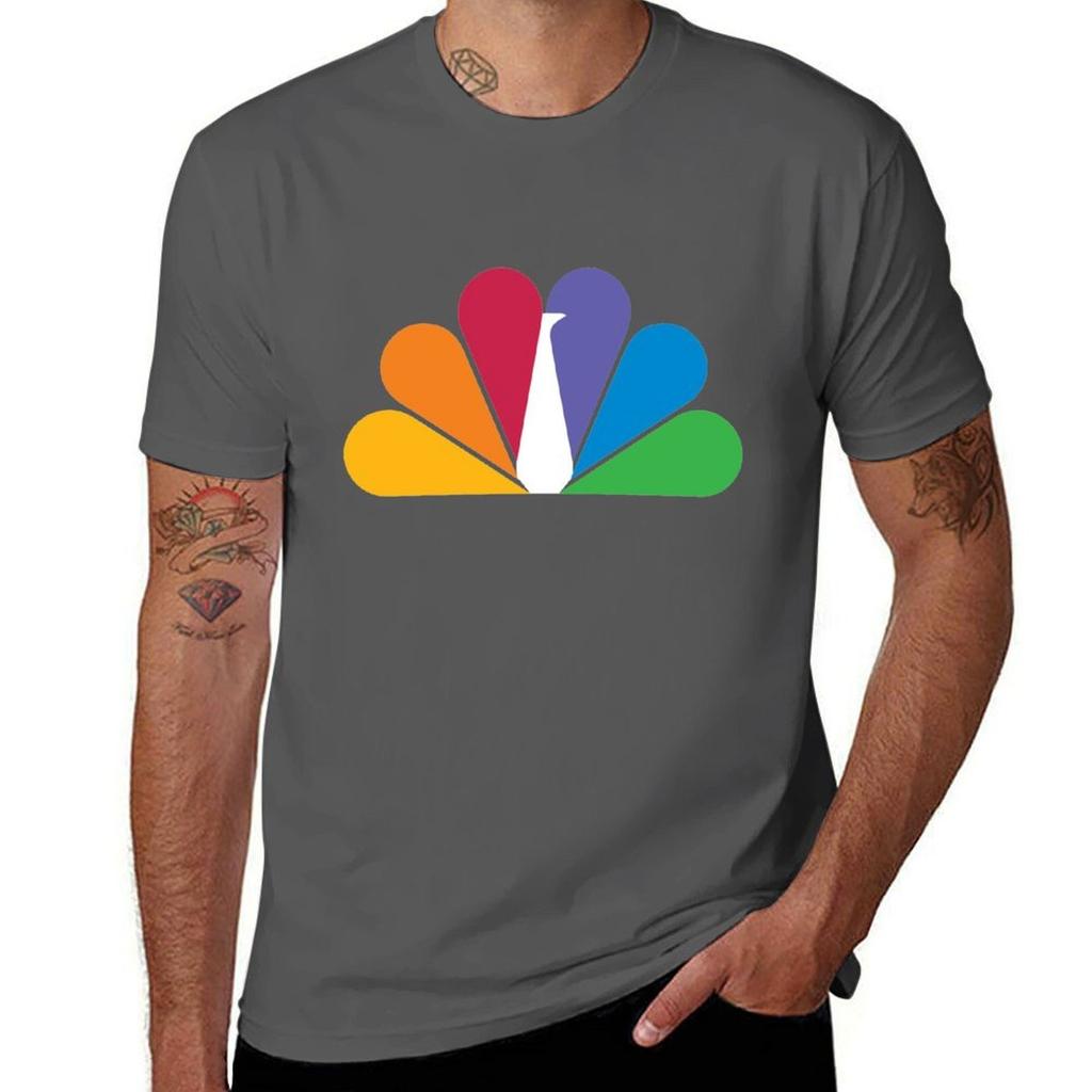 Nbc Peacock T-Shirt Mode Einfaches Lässiges T-Shirt
