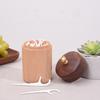 HeMu Solid Wood Toothpick Box for Home High-end Creative High-end Cotton Swab Box Convenient Toothpick Box