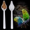 5/10pcs Bird Feeder Spoons Portable Plastic Feeding Supplies Baby Bird Parrot Feeding Milk Spoon Birds Durable Care Tool