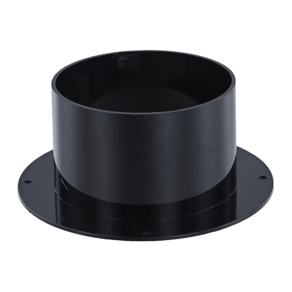 ABS Pipe Connector Round Flange Ventilation Connector For HVAC Duct  Exhaust Fan Kitchen Bathroom Airflow