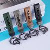 For Opel Corsa D Astra Insignia Mokka Adam Combo OPC Vauxhall Vectra H G Zinc Alloy Leather Car Keychain Key Ring Auto Interior