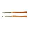 Woodturning Gouge Wood Lathe Turning Tools Spindle Bowl Carpentry Chisel with Wood Handle for Woodworking