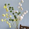 Multi-Head Artificial Ball Shape Flower Bouquets Plastic Fake Flowers  Wedding Decoration