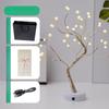 Regalo di compleanno 1 giugno Festa dei bambini Ragazza Laurea Piccolo regalo Albero di fuoco Fiore d'argento Luce decorativa Albero di luce
