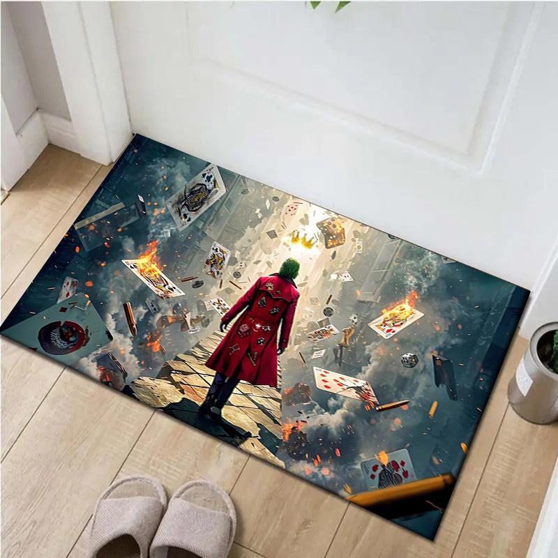 

1pc Office Carpet Chair Mats Card Chaos: A Fiery Deck Battle Perfect for Office Chairs, Living Rooms, Or Bedrooms,Polyester Carpet.HDT089 60cm by 90cm