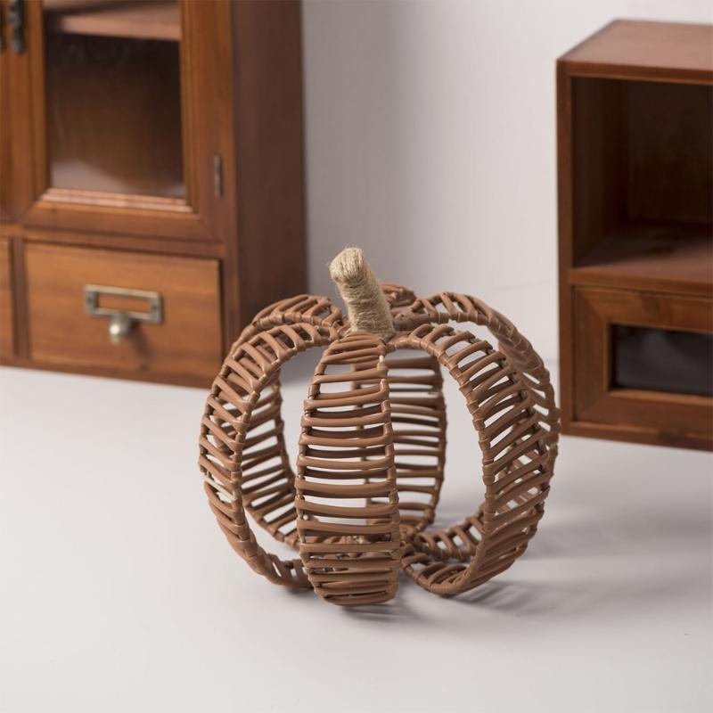 Rustics Pumpkins Rattans Imitation Decoration, Pumpkins Vine Home Access for Living Room Elegances