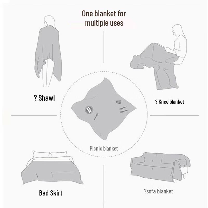 Zhizhou Bohemian Thickened Outdoor Picnic Mat & Tablecloth