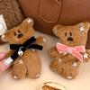 Cute Little Bear Plush Hairpin Cartoon Stuffed Doll Hair Clip Sweet Side Bang Clips Girly Autumn And Winter Hair Accessories