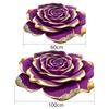Non-slip Rose Floor Mat Special-shaped Bathroom Floor Mat  for Living Room Tea Table Bedside
