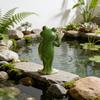 Cute Style Cartoon Frog Figurine Creative Craft Frog Garden Decor  Courtyard Gardening