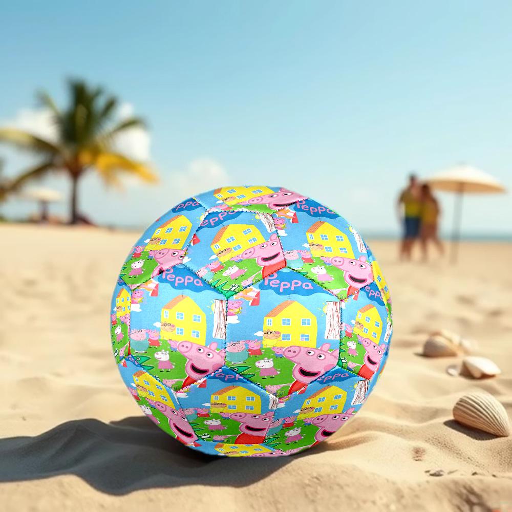 Peppa Pig Print Size 5 Soccer Ball, Standard Match Football for Sports Game and Team Practice, Ideal Gift for Soccer Fans