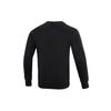 adidas Logo Sweatshirt Round Neck Pullover Sport Casual Men Tops Black HM2944