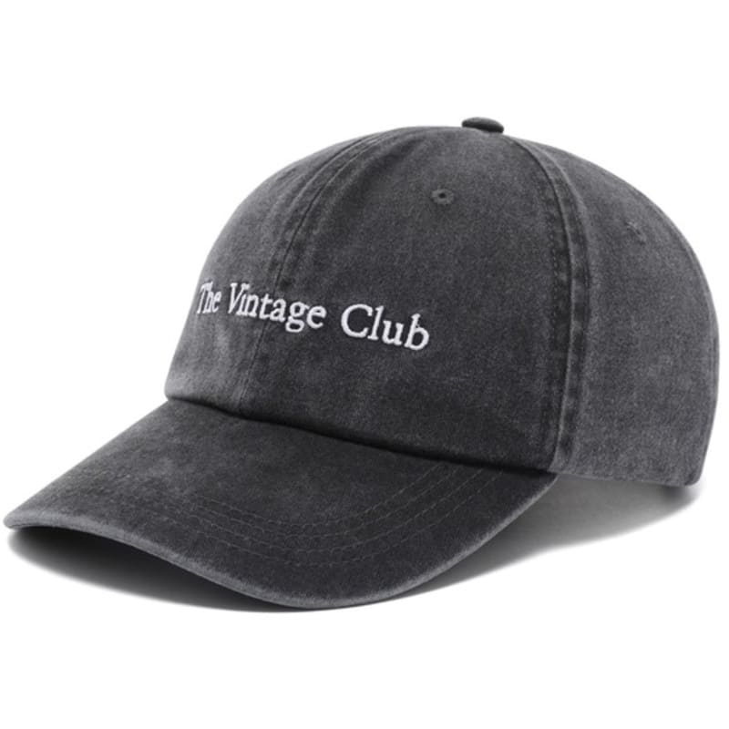 

LUOESPAC Vintage Club Washed Ball Cap (Black) FREE