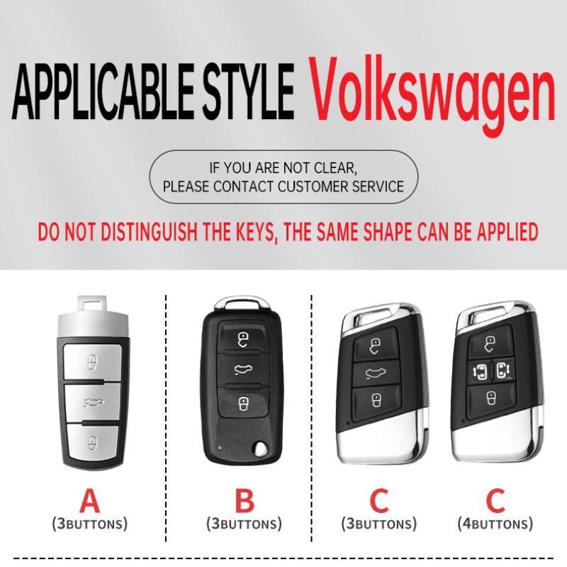 For VW Volkswagen Key Case Cover Holder Shell Fob for Volkswagen VW Magotan Passat B8 Golf for Skoda Superb A7 Accessories