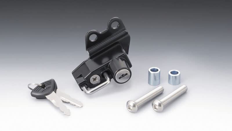 Díly na kolo Kijima Držák zámku helmy Ocel CB750 Black Anti-Theft ('92-'08) 303-1568