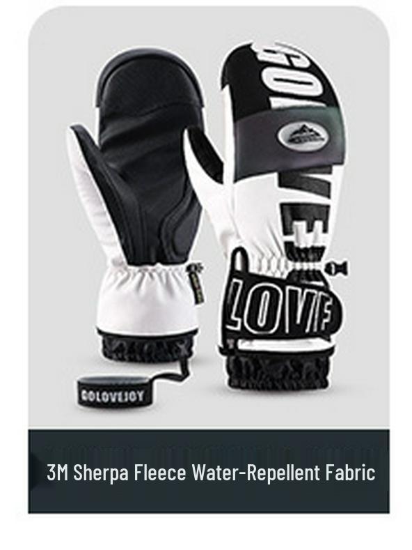 Winter Ski Touchscreen Gloves - Windproof, Cold-Proof, Plus Velvet for Men and Women