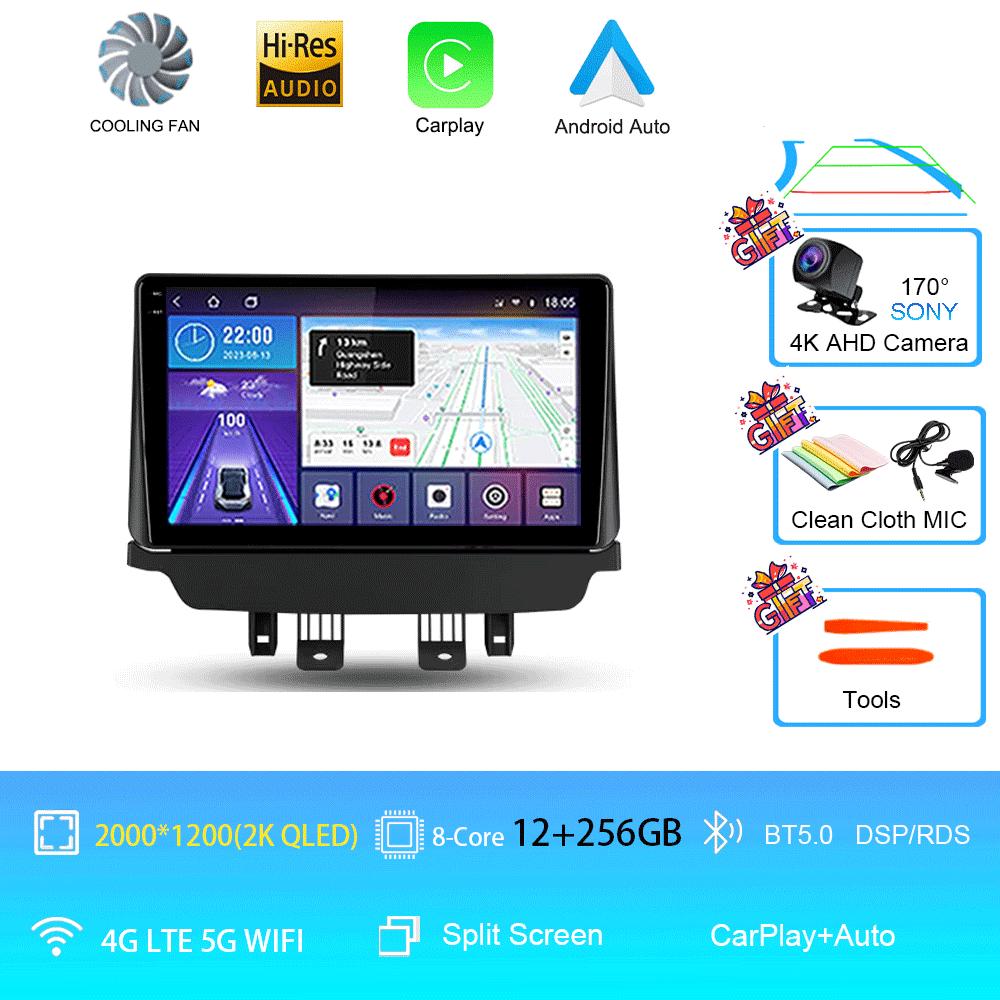 Car Radio Android 14 Auto For Mazda CX-3 CX3 Mazda 2 DK 2014 - 2021 Carplay Stereo Multimedia Player GPS Navigation 2din WIFI+4G