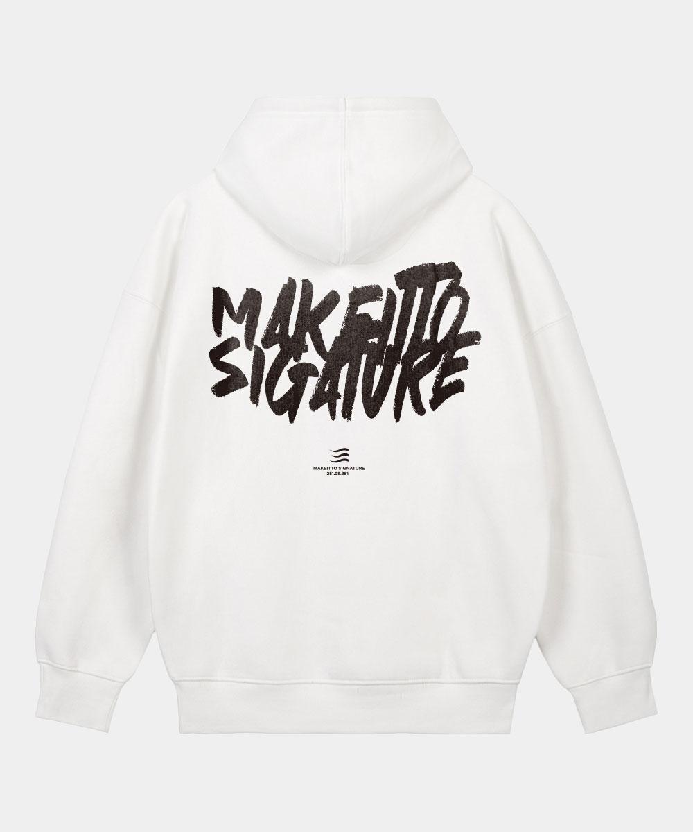 Make It Two Graffiti Logo Hoodie_White L(Kimo O)