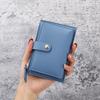 Minimalist and Fashionable Women's Short Card Bag, Ultra-thin Mini PU Leather Zero Wallet, Women's Credit Card Holder Wallet