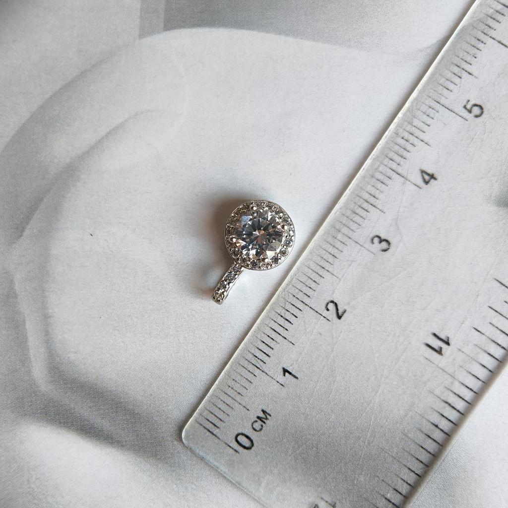 Silverhänge med cubic zirconia (2191698)