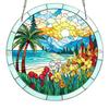 Acrylic Puzzle For Adult, Colorful Flame Hummingbirds Sun Catchers Window Hanging Panel 83 Puzzle SunCatchers For Home Decor Birthday Women Men Mom
