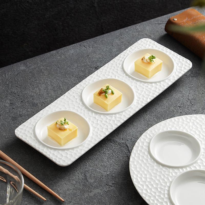 Ceramic Dim Sum Plate Creative Featured El Restaurant Appetizer Cold Dish Plate Lemon Dish Molecular Tableware
