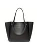 Largecapacity Pleated Tote Bag Shopping Bag 2026 New Portable Handbag Advanced New Pu Leather One-Shoulder Tote Handbag