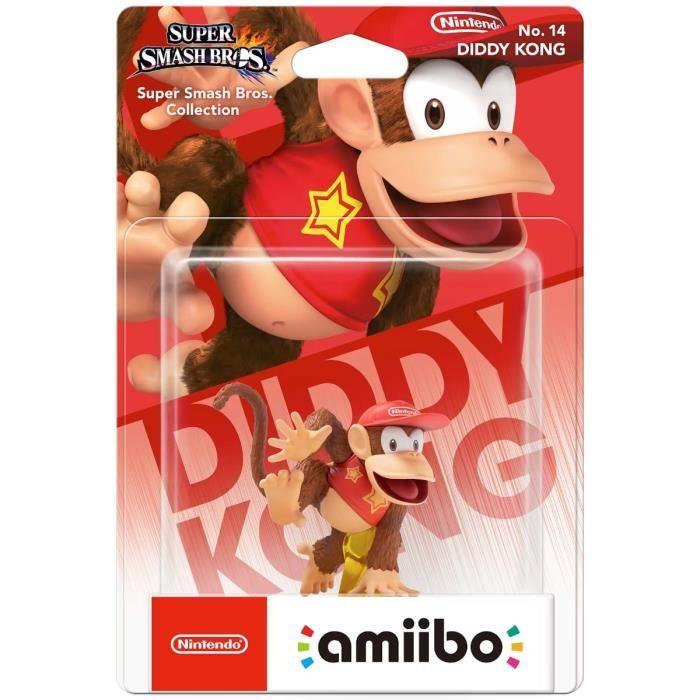 Figurine amiibo - diddy kong n°14 • collection super smash bros.