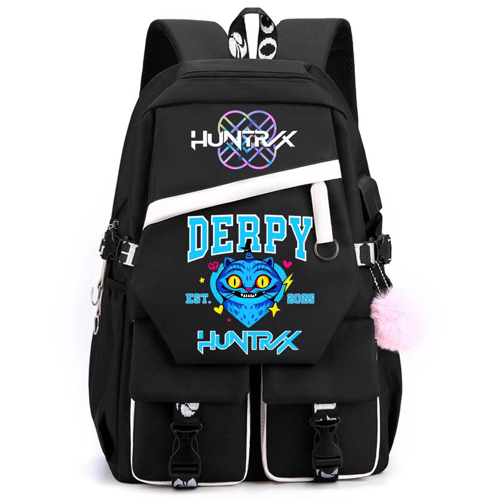 Sac à dos grande capacité imprimé Chasseurs de Démons Anime Kpop pour Adolescent Étudiant Fille Garçon Retour à l'École Sac à Livres Cadeau Enfant Femmes Sac de Voyage Imperméable