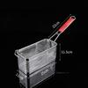 Stainless Steel Fryer frying Basket Screen French Fries Frame Square Filter Net Encrypt Colander Strainer Shaped Frying Meshed