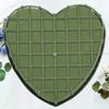 Wedding Car Heart Shape Flower Foam Cage Box with Suction Cup Green Styrofoam Wet Floral Block Artificial Mud Florist Party