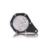 Aluminum Alloy Hexagonal Motorcycle Tax Plate Waterproof Universal Vehicle License Plate Decoration