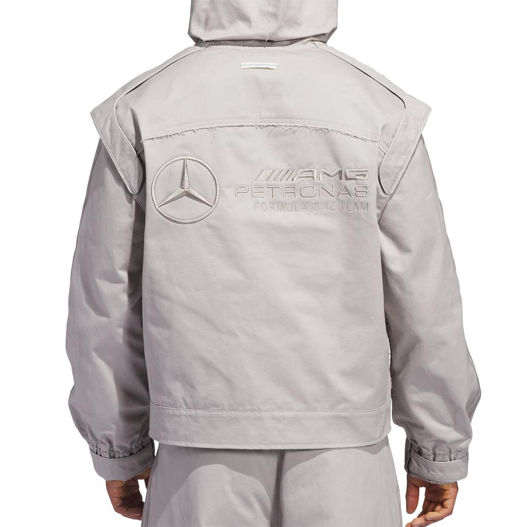 adidas Originals X Bad Bunny X Mercedes-AMG PETRONAS F1 Collaboration FW25 Hooded Casual Fashion Jacket Unisex Jacket KD7594
