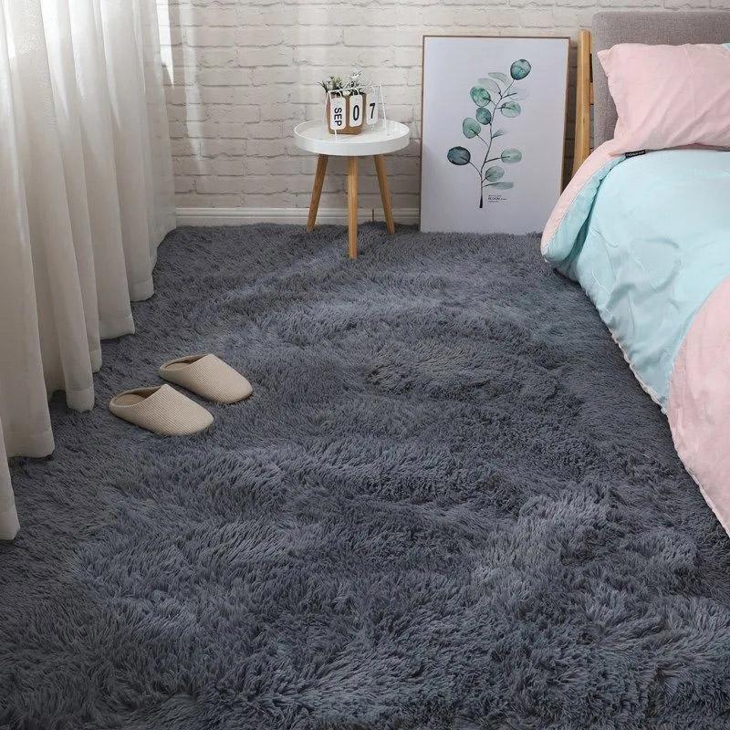 Carpet Bedroom Bedside Carpet Plush Living Room Full Floor Mat Girl Ins Room Dirty Carpet Sofa Rug Warm Large Area Cushion