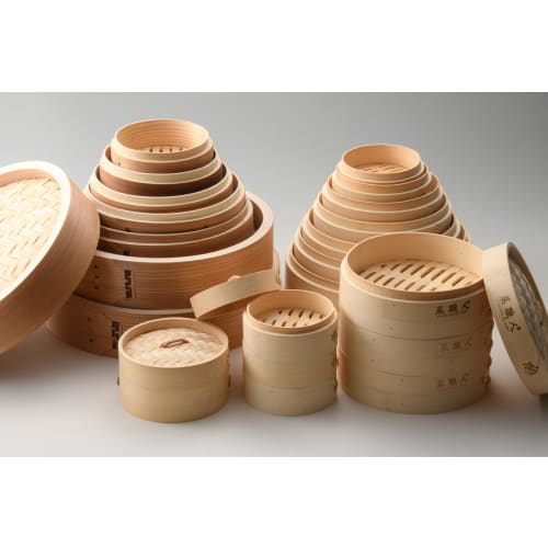 Heist [Steamer] Cedar Steamer with Induction Cooktop, Set of 2 Steamers and 1 Lid, Commercial Use, Includes 20 Steamer Sheets (Steamer with Pot, Cedar